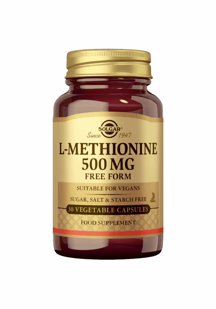 L-Metioniini 500mg L-Methionine 30 kaps, Solgar