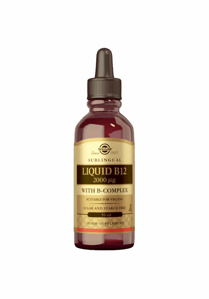 B12-vitamiini 2000 µg + B-Complex nestemäinen 59ml, Solgar