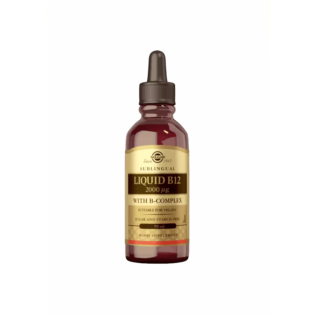 B12-vitamiini 2000 µg + B-Complex nestemäinen 59ml, Solgar