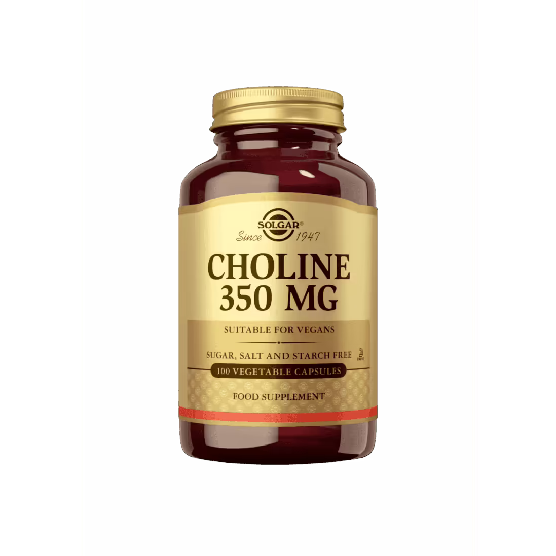 Koliini 350 mg (Choline)100 kaps , Solgar