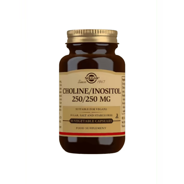 Koliini 250 mg-Inositoli 250 mg 50 kaps, Solgar