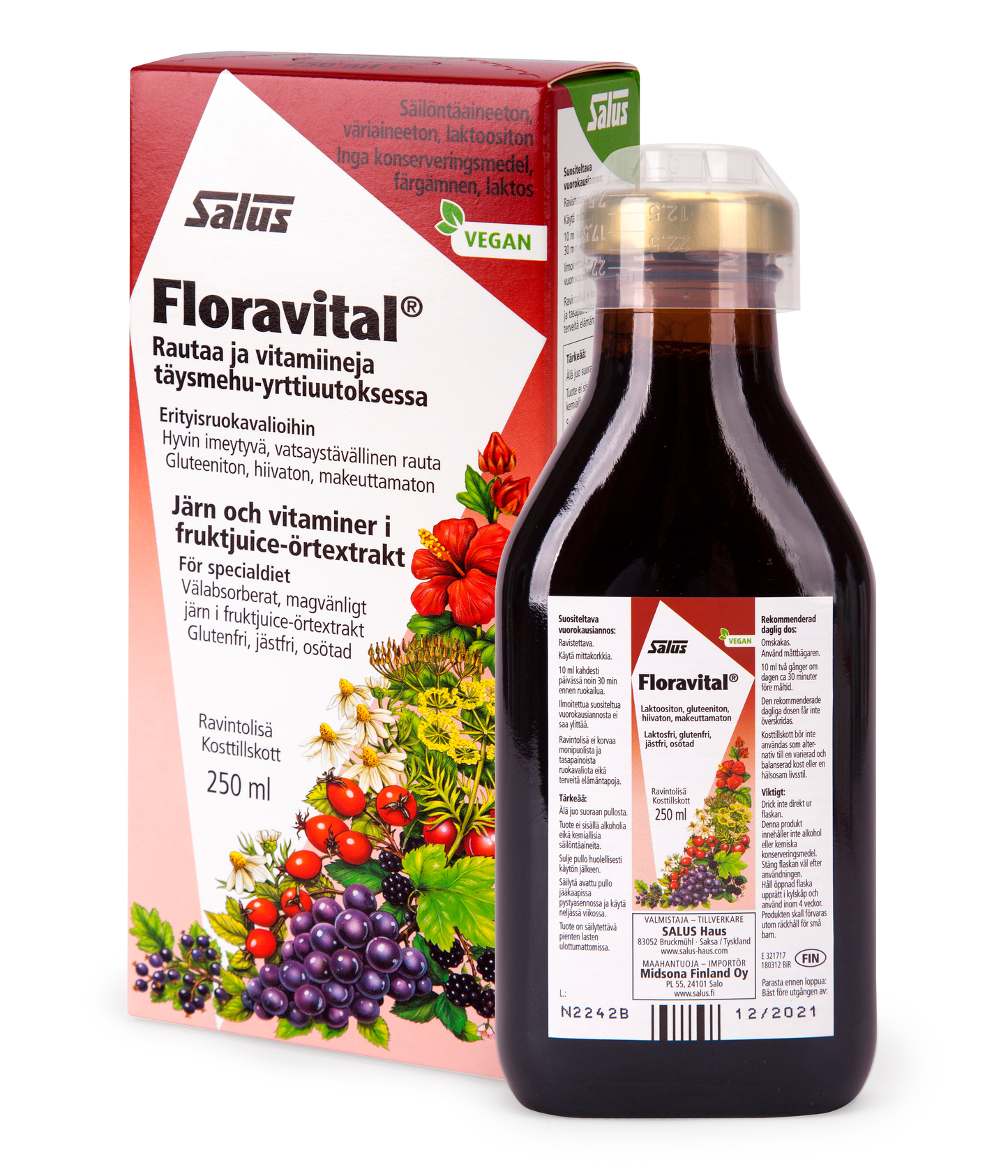 Salus Floravital rautavalmiste 250ml