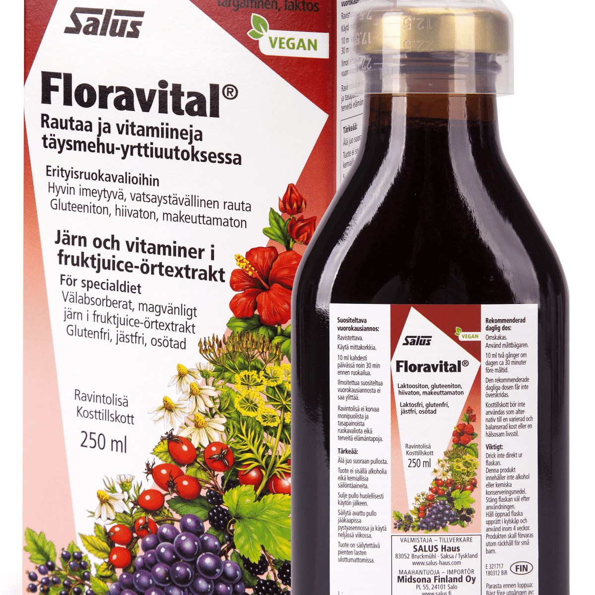 Salus Floravital rautavalmiste 250ml