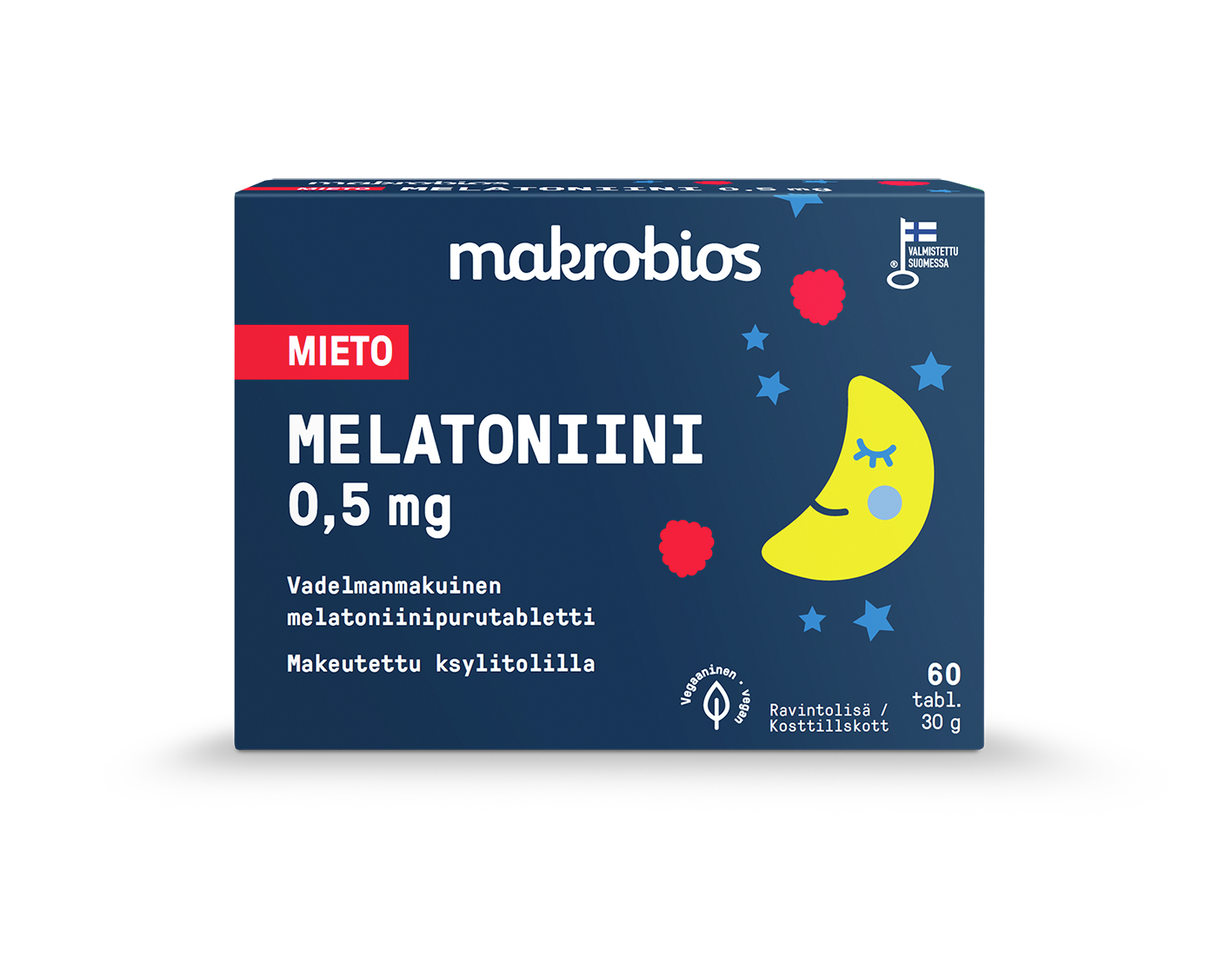 Mieto Melatoniini 0,5 mg 60 tabl, Makrobios