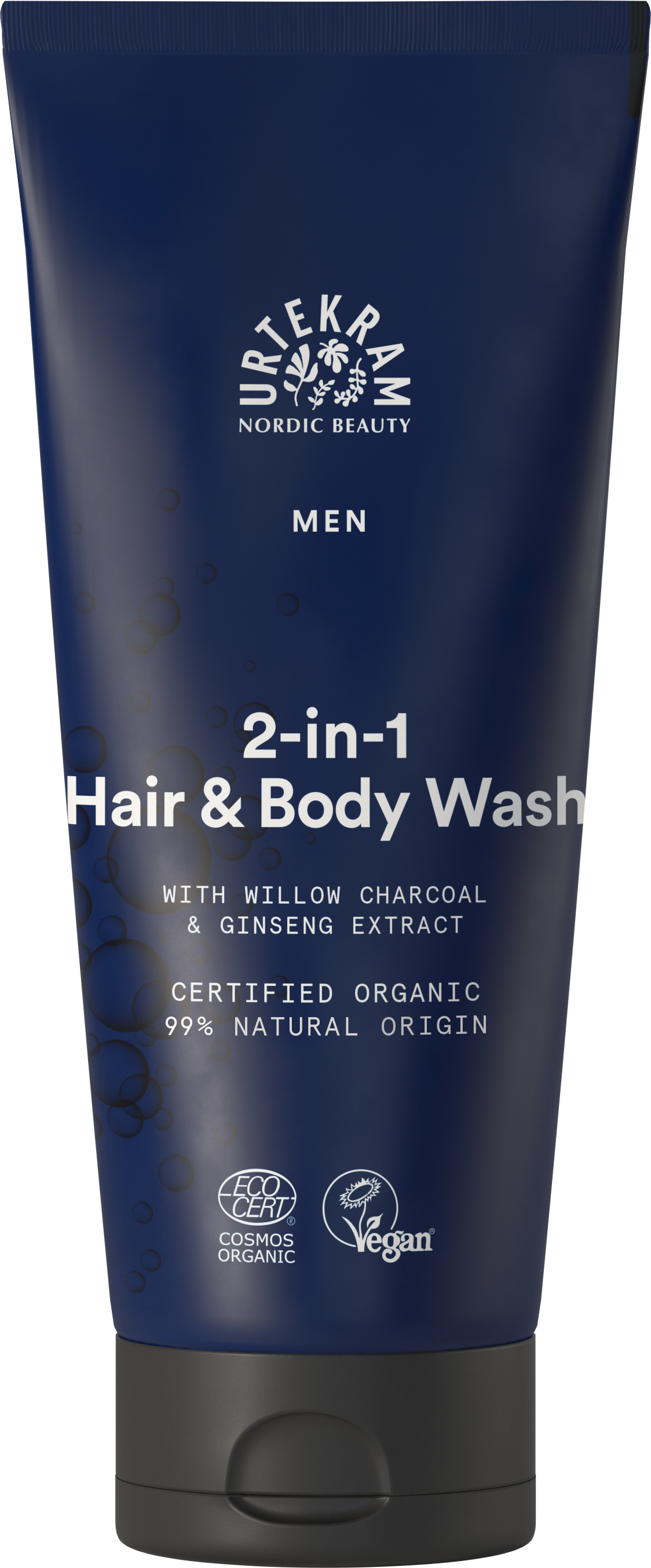 Men 2-in-1 suihkusaippua 200ml, Urtekram