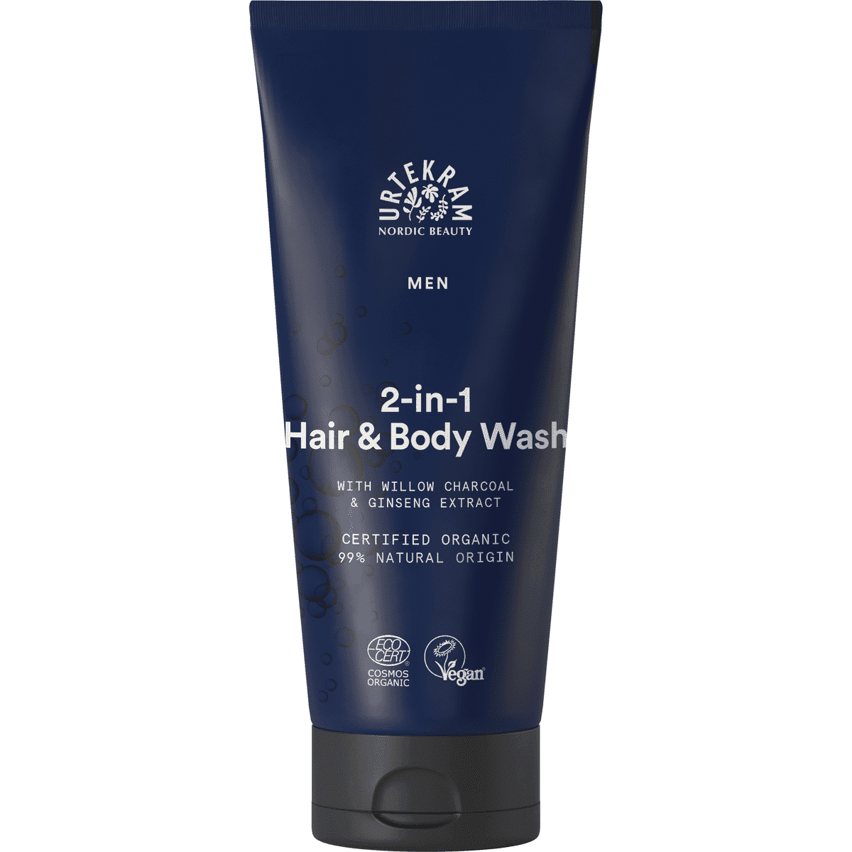 Men 2-in-1 suihkusaippua 200ml, Urtekram
