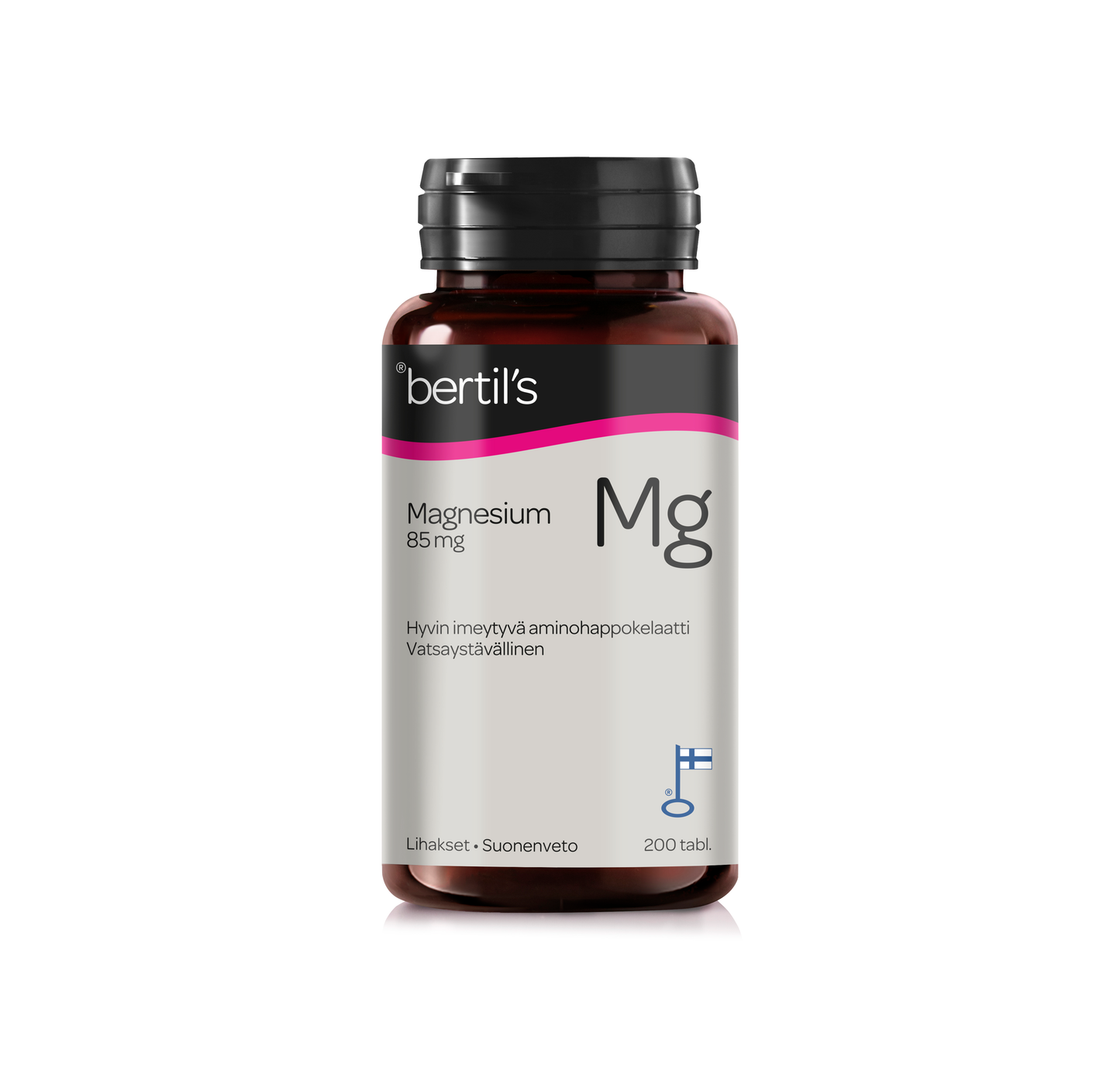 Magnesium kelasin 85mg 200 tabl, Bertil's