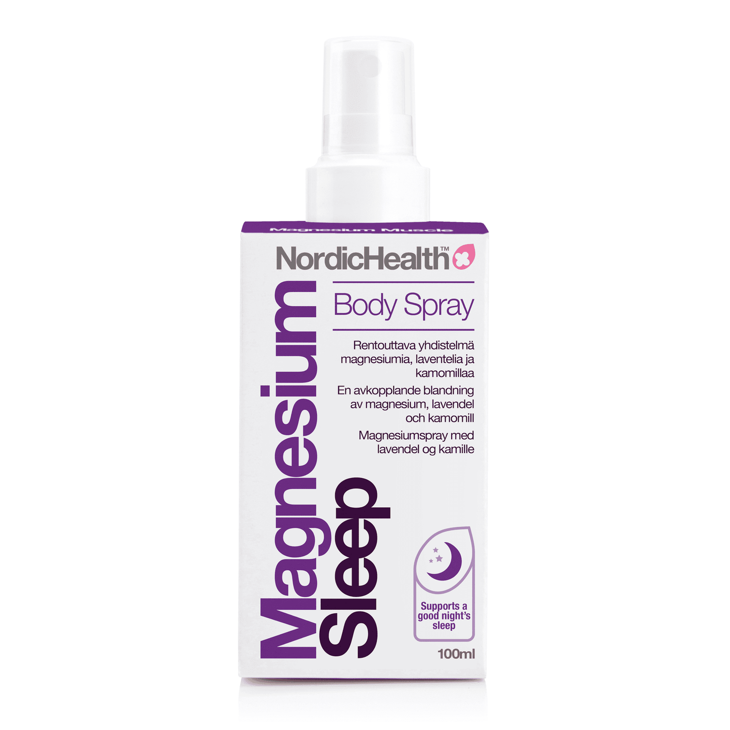 Magnesium Sleep -ihosuihke 100 ml, Nordic Health