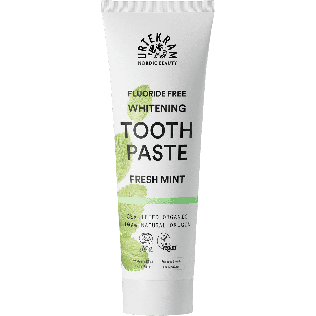 Fresh Mint valkaiseva hammastahna luomu 75 ml, Urtekram