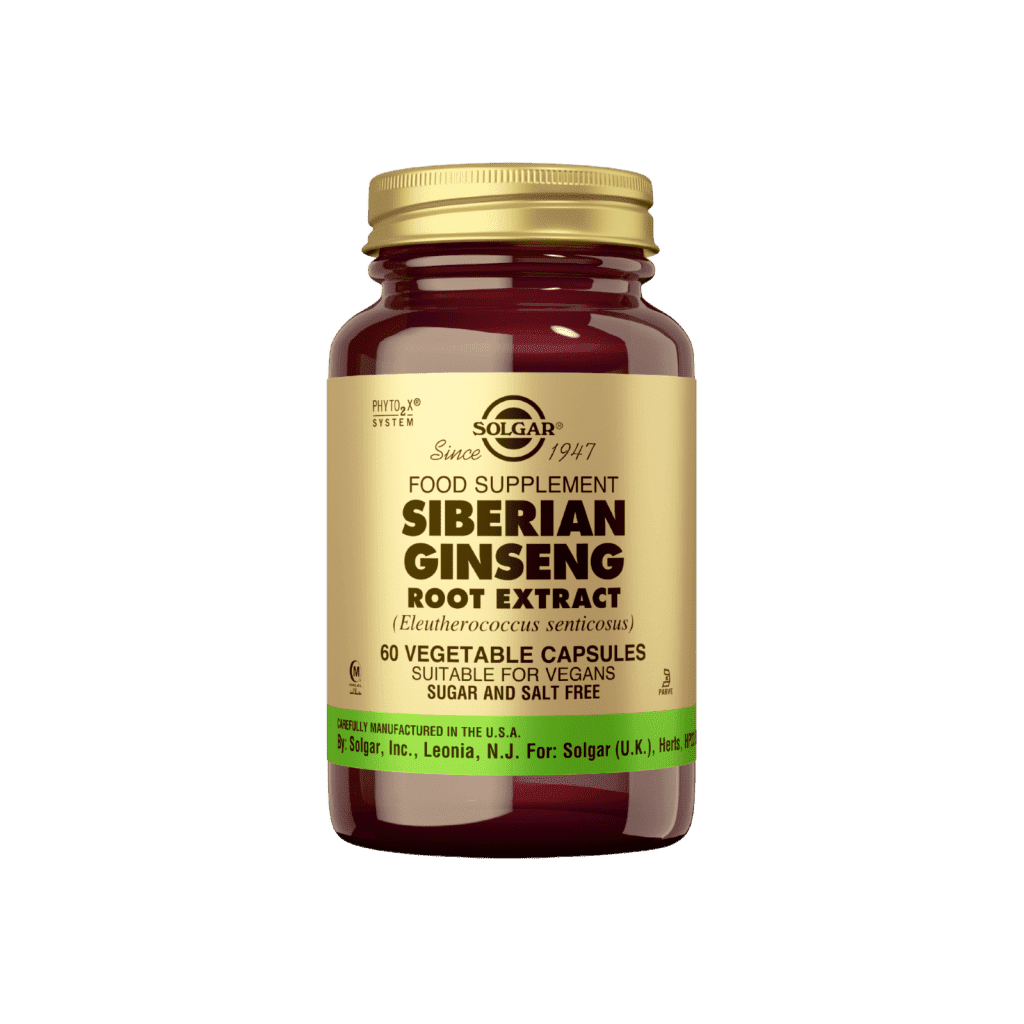 Siberian Ginseng Venäjänjuuri 60 kaps, Solgar