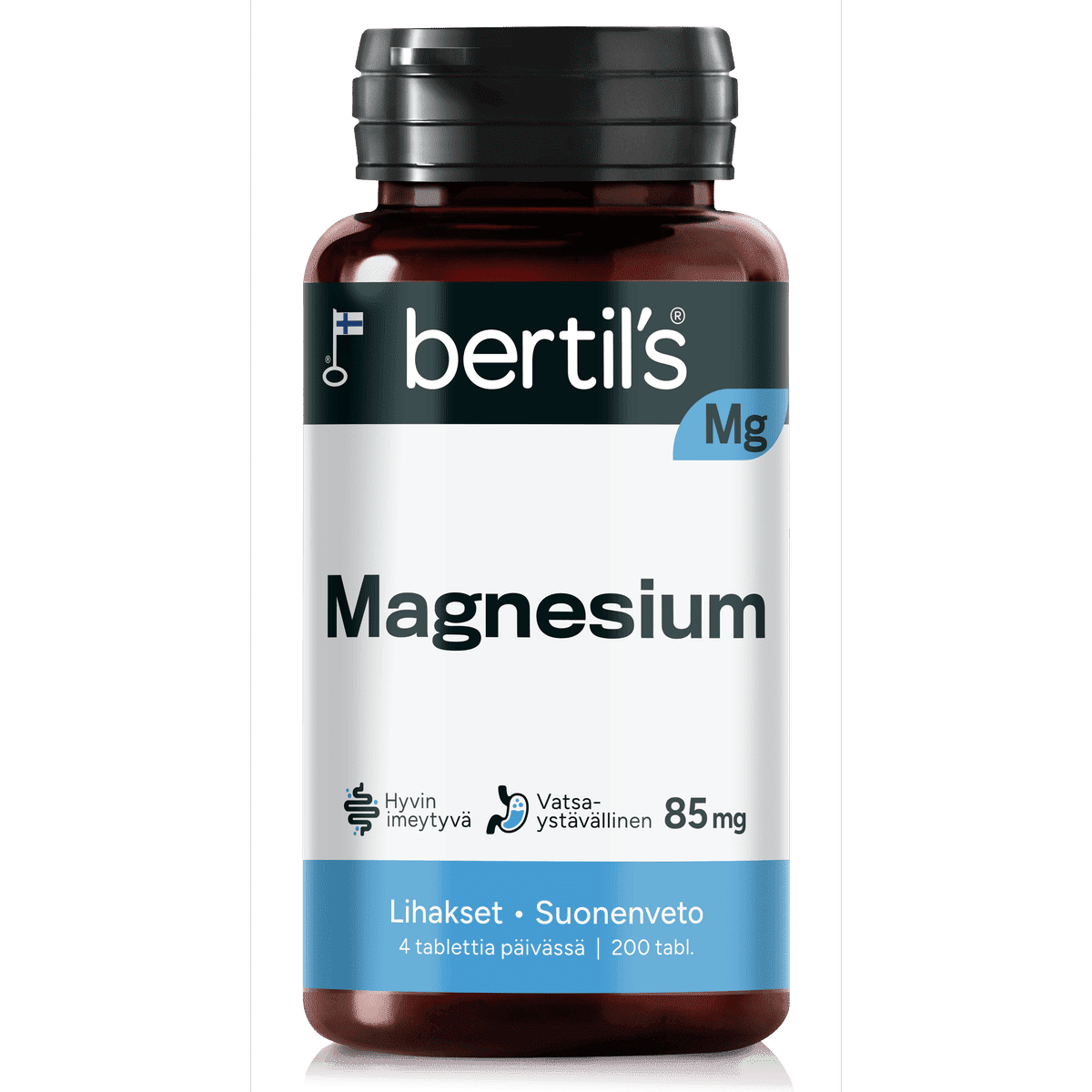 Magnesium kelasin 85mg 200 tabl, Bertil's