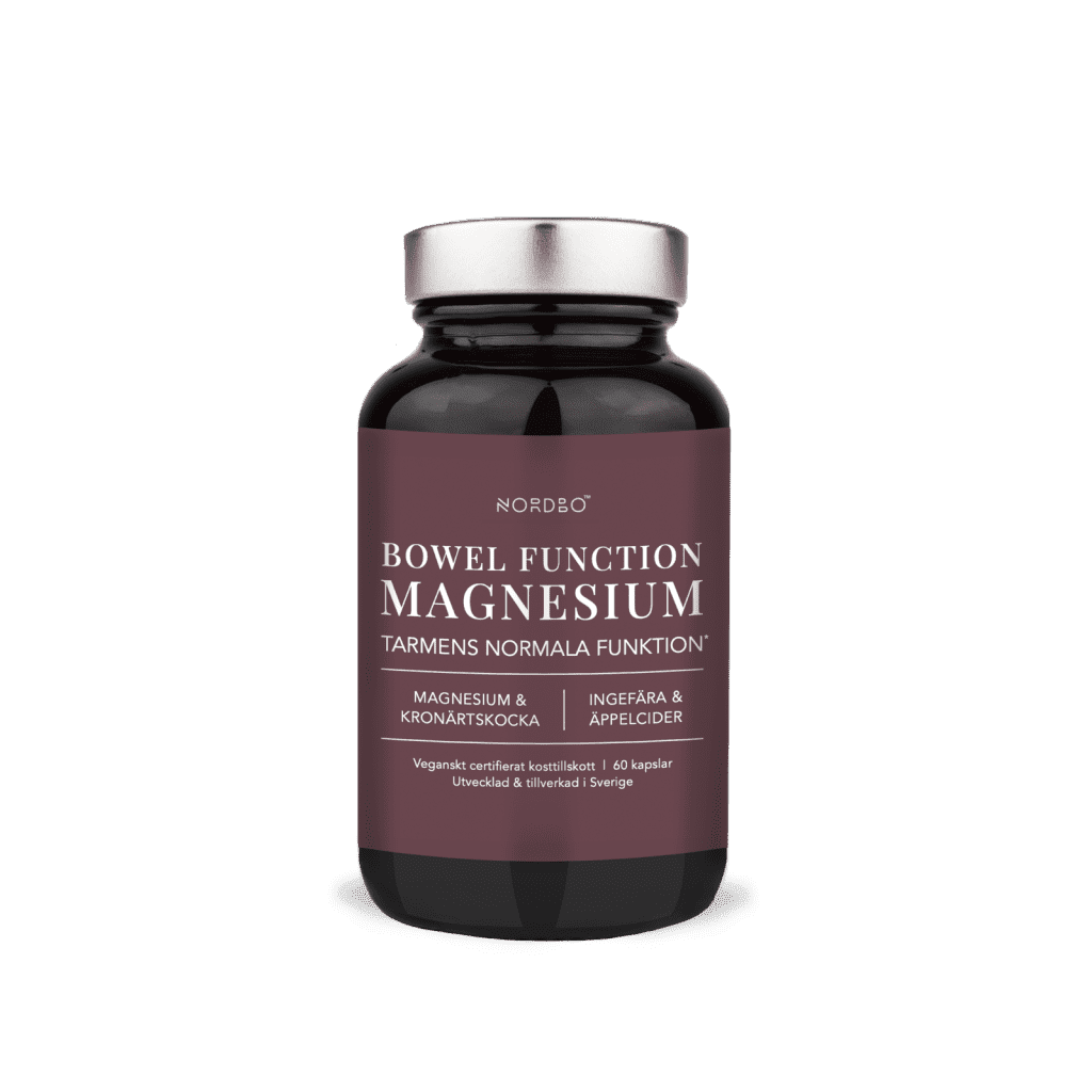 Bowel function Magnesium- suoliston tuki 60 kaps, Nordbo
