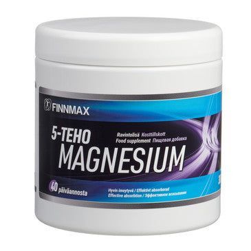 5-Teho Magnesium Plus -jauhe 300g, Finnmax