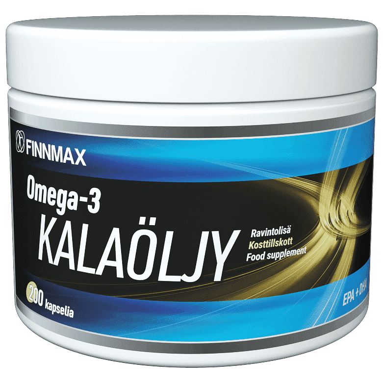 Omega-3 Kalaöljy 200 kaps, Finnmax