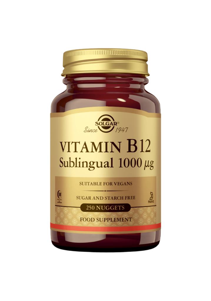 B12-vitamiini 1000µg 250 tabl, Solgar