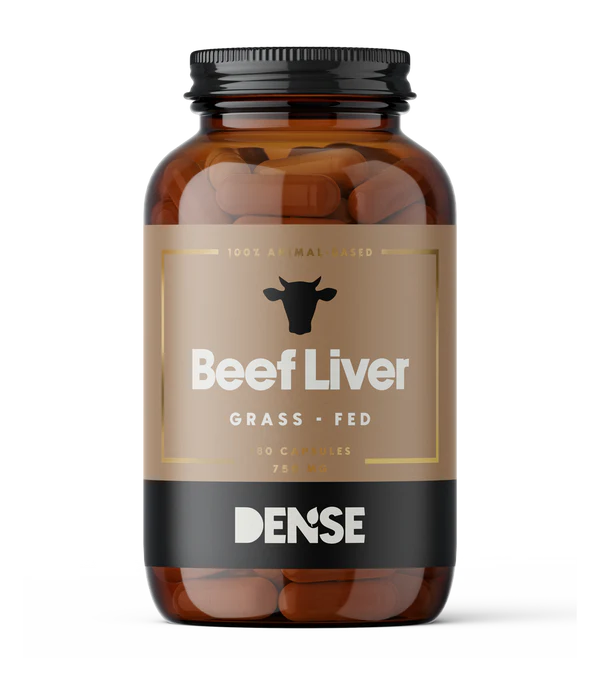 Beef Liver- Naudan Maksakapselit 180 kaps, Dense