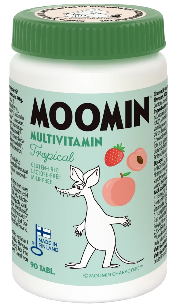Moomin Monivitamiiini tropical 90 tabl.