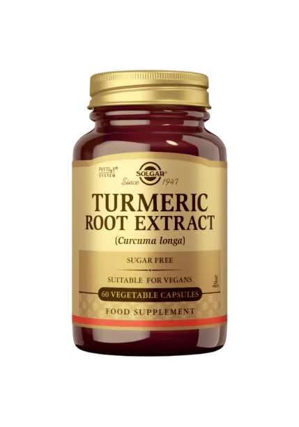 Kurkumiiniuute (Turmeric Root Extract) 60 kaps, Solgar