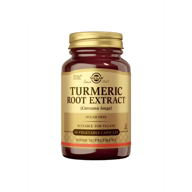 Kurkumiiniuute (Turmeric Root Extract) 60 kaps, Solgar