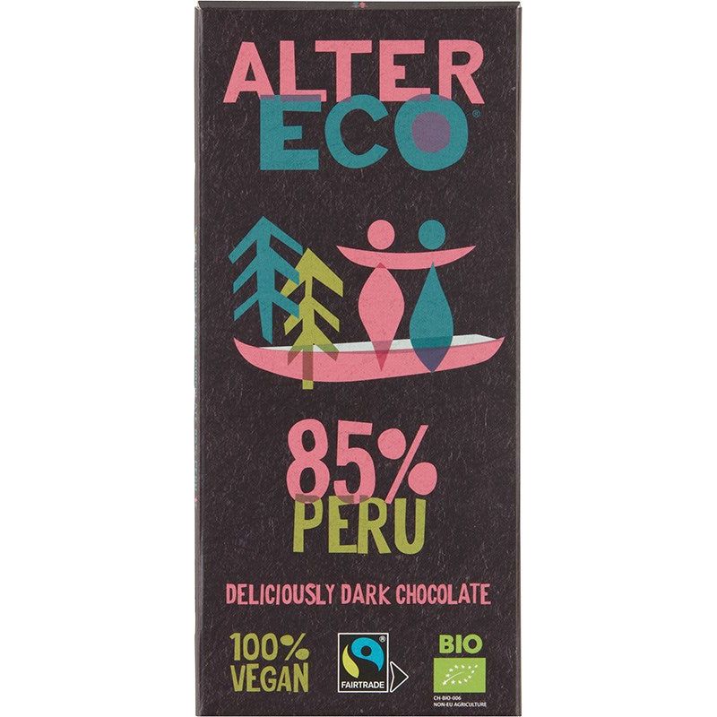 Suklaa tumma luomu 85% 100g, Alter Eco