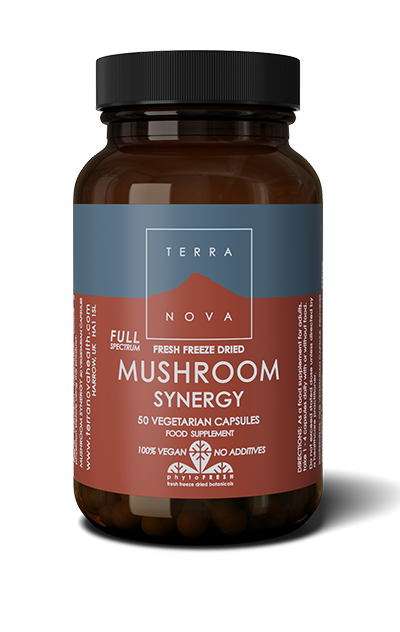 Mushroom Synergy Luomu 50 kaps, Terranova