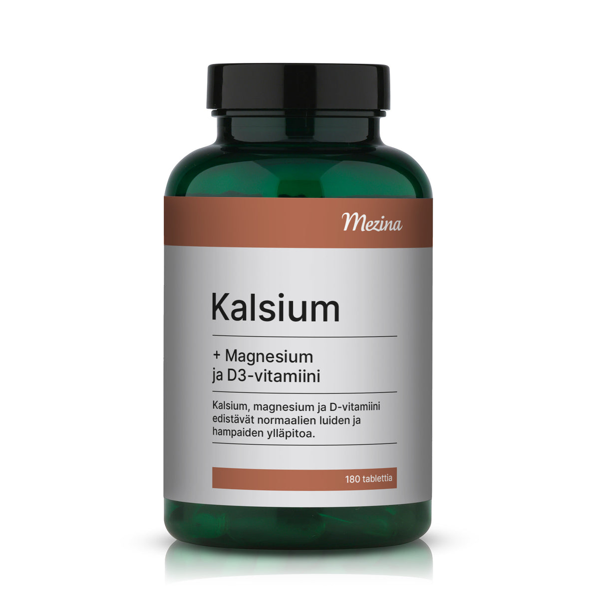 Kalsium + magnesium ja D3-vitamiini 180 tabl. Mezina