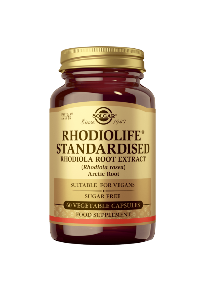 Rhodiolife Rhodiola standardoitu ruusujuuriuute Golden Root 60kaps., Solgar