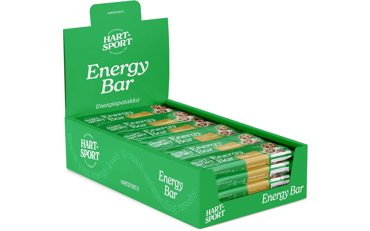 Hart-Sport Energy Bar Cookie Crunch 18 x 55 g- Säästöpakkaus