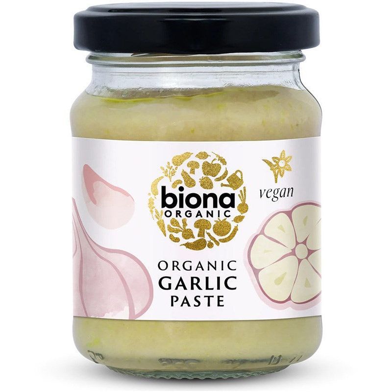 Valkosipulitahna 130 g, Biona