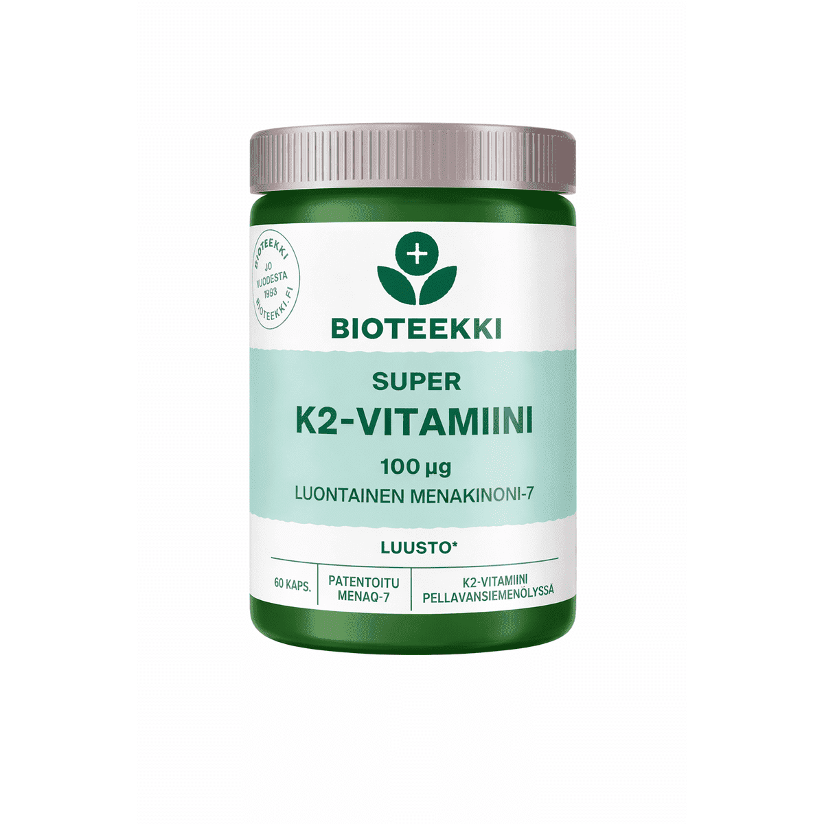 Super K2-vitamiini 60 kaps, Bioteekki