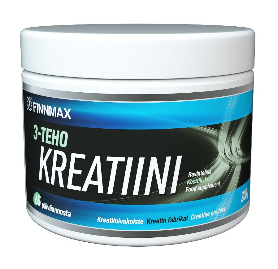 3-Tehokreatiini jauhe 200g, Finnmax