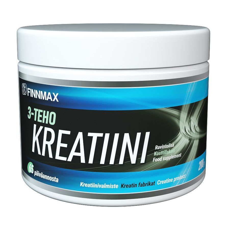 3-Tehokreatiini jauhe 200g, Finnmax