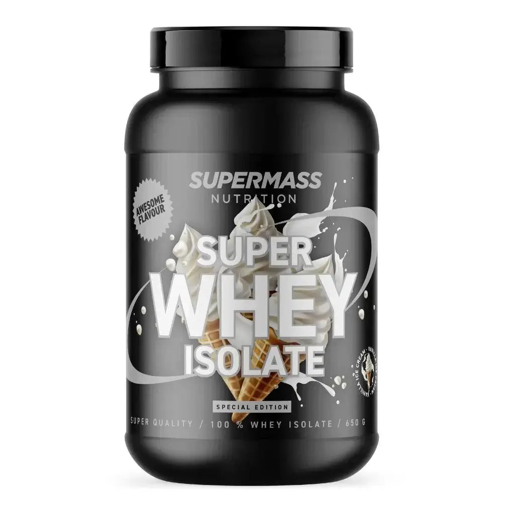 Supermass Nutrition SUPER WHEY ISOLATE, 650 g Vanilla Ice Cream