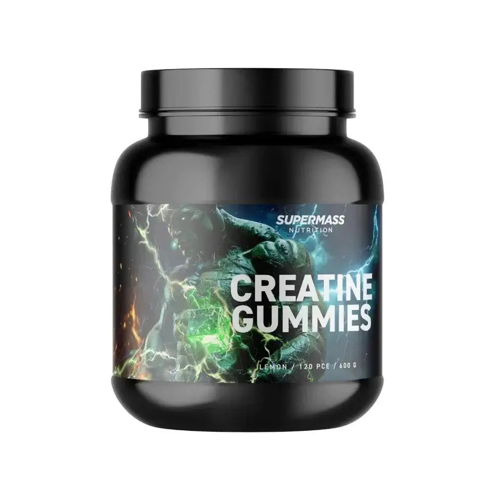 CREATINE GUMMIES, Lemon 120 kpl, Supermass