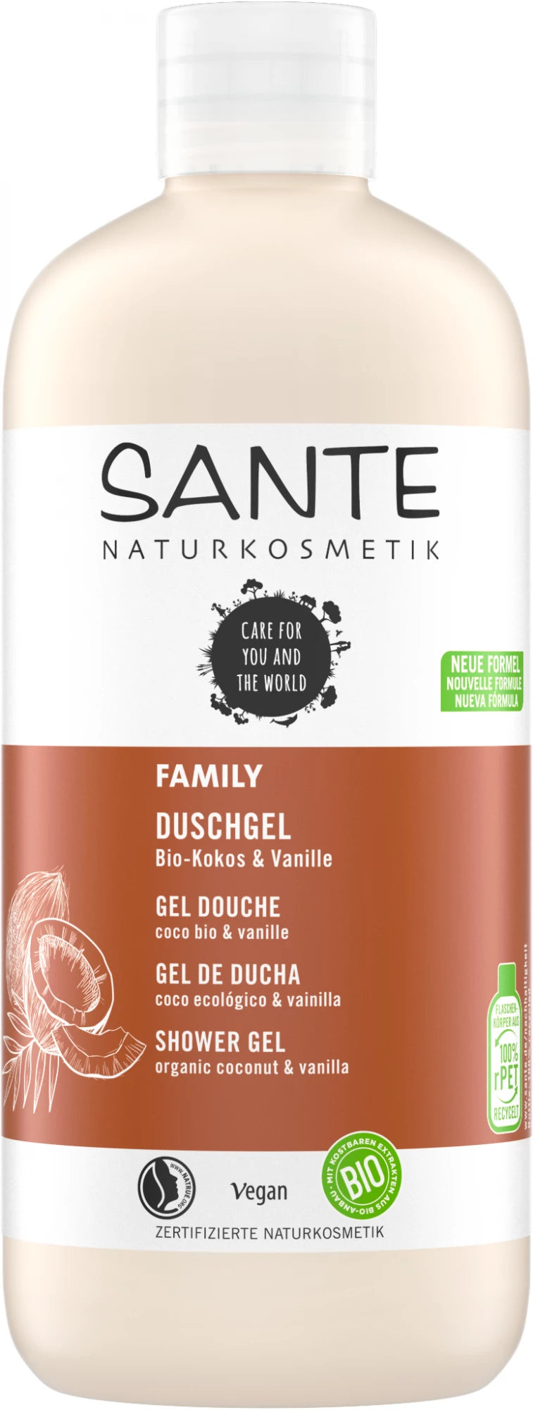 Sante Family Suihkugeeli kookos & vanilja 500ml