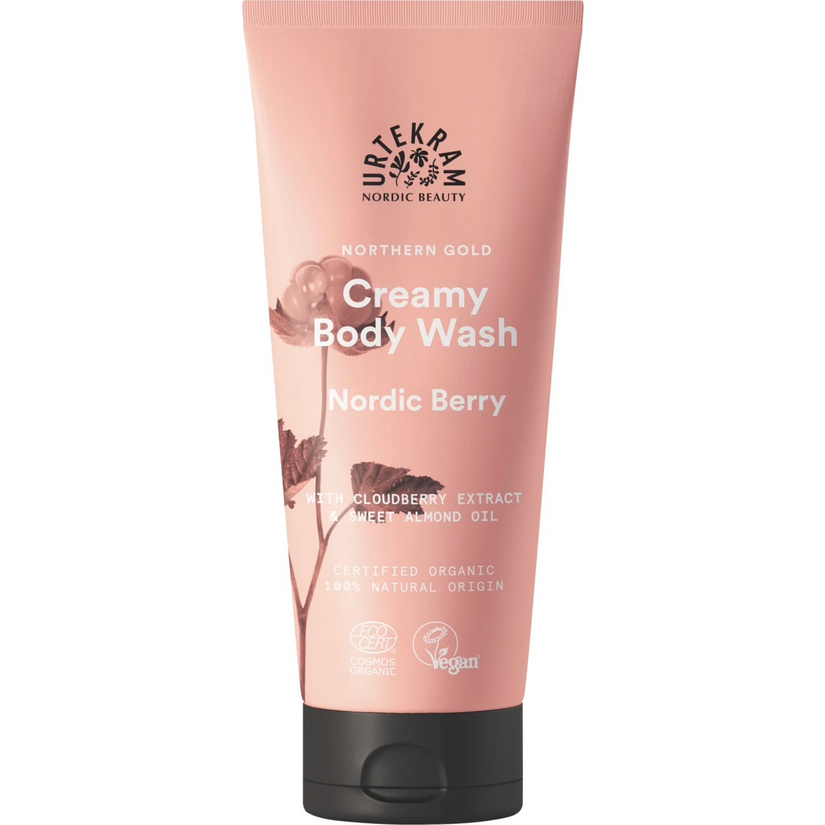 Nordic Berry Creamy Body Wash Luomu 200 ml, Urtekram