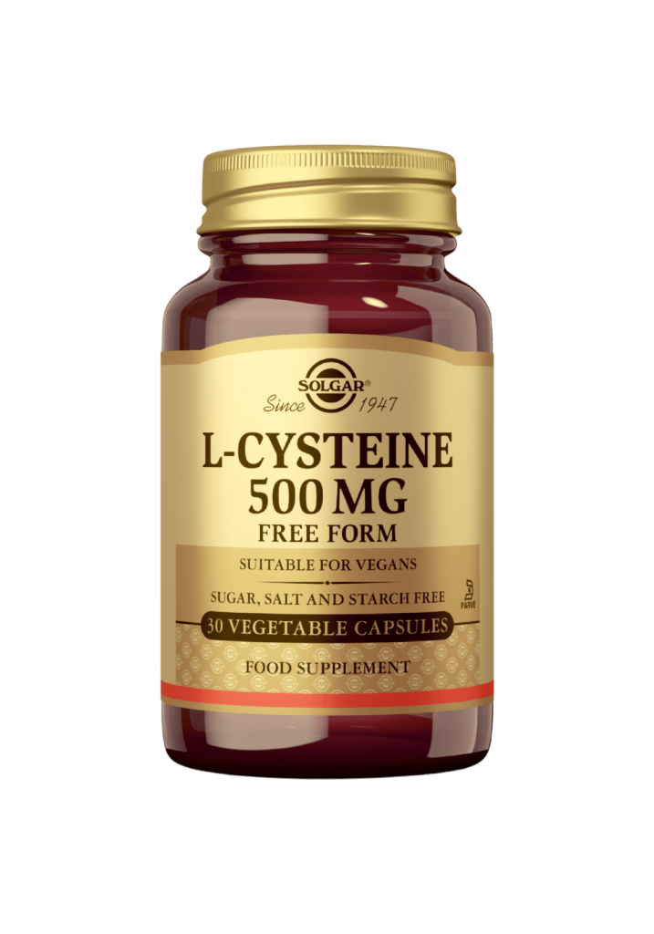 L-Kysteiini 500mg Cysteine 30vegekaps., Solgar