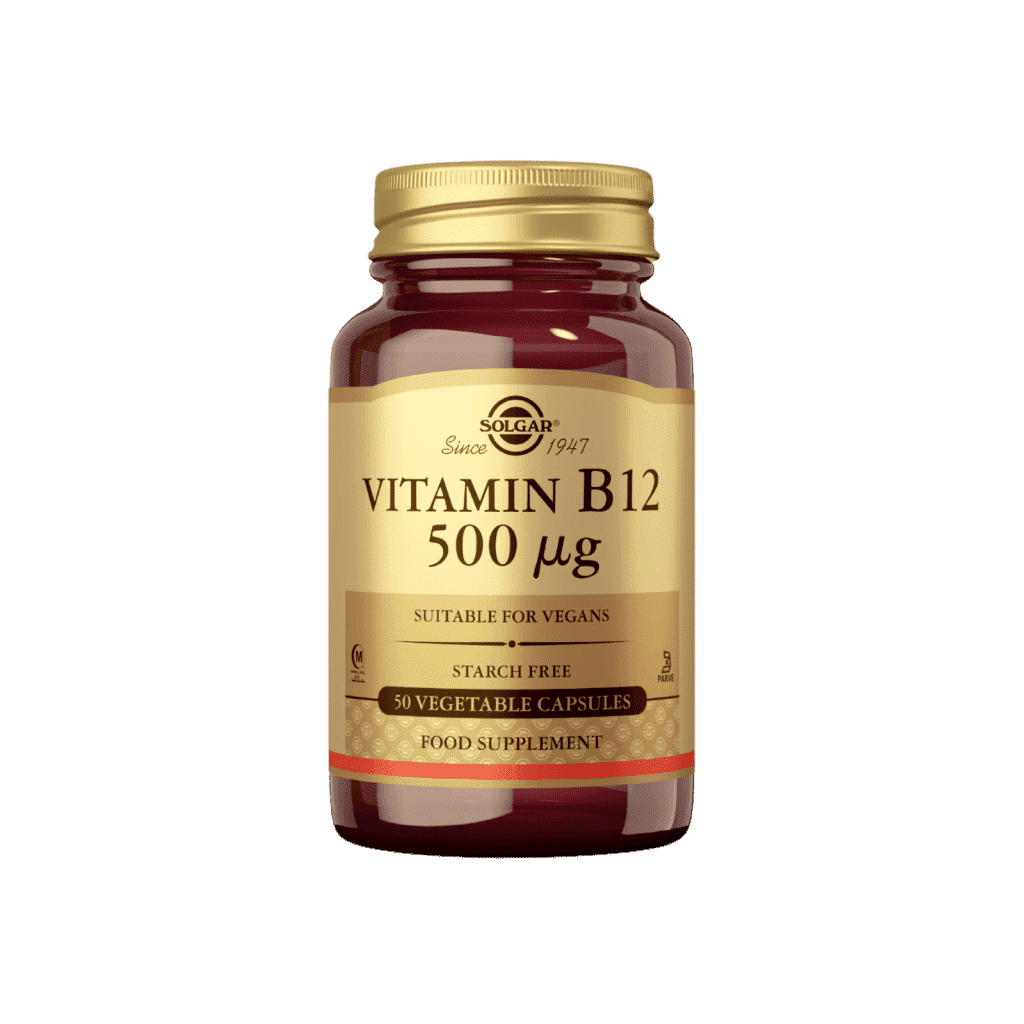 B12-vitamiini 500µg 50 kaps, Solgar