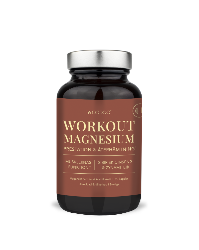 Workout Magnesium 90 kaps, Nordbo