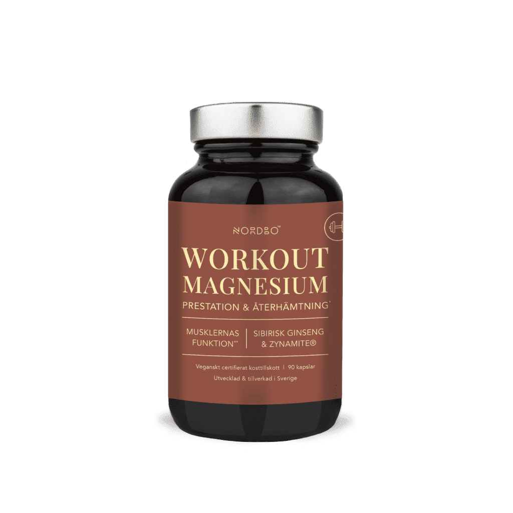 Workout Magnesium 90 kaps, Nordbo