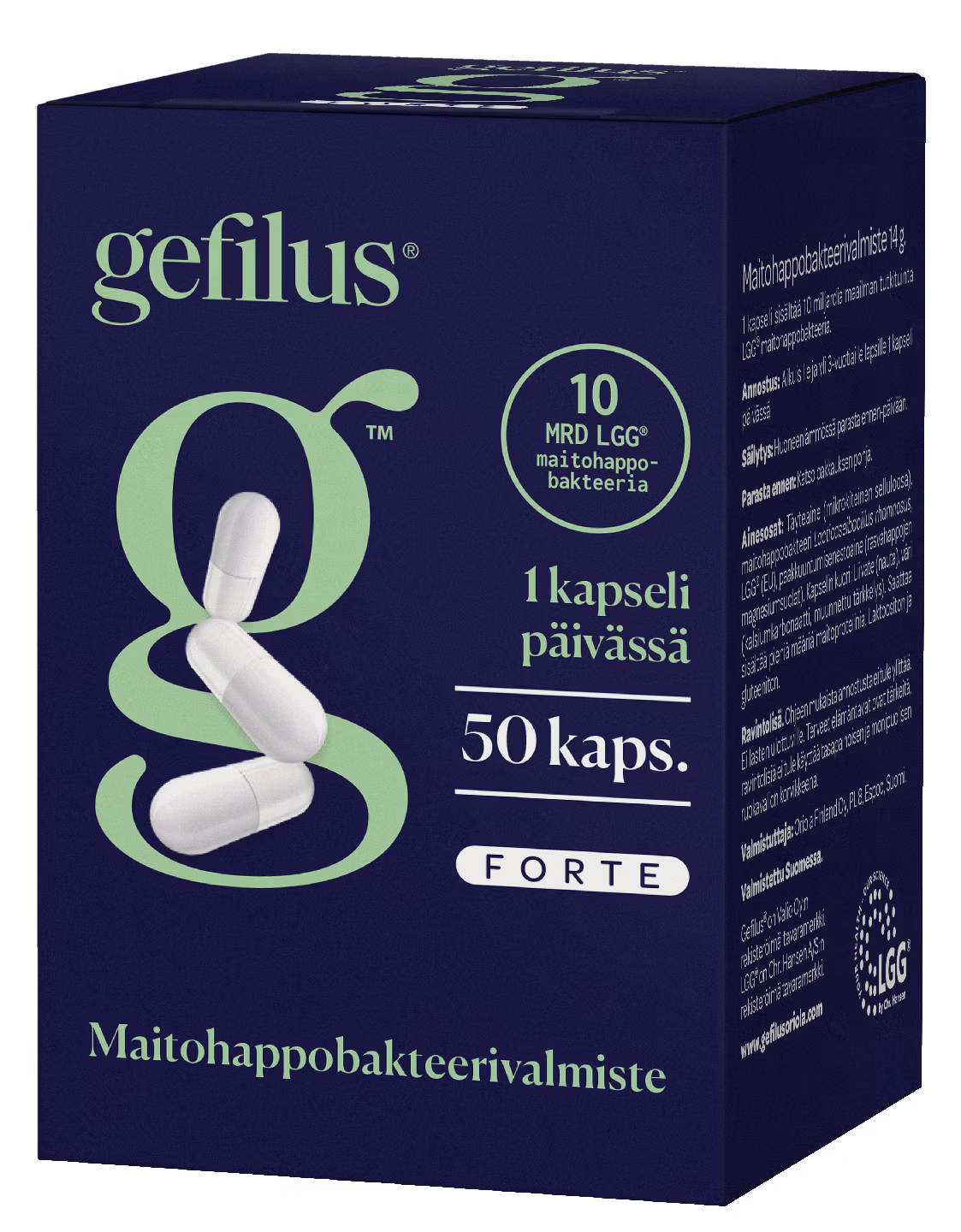 Gefilus® Forte maitohappobakteeri 10mrd 50 kaps.