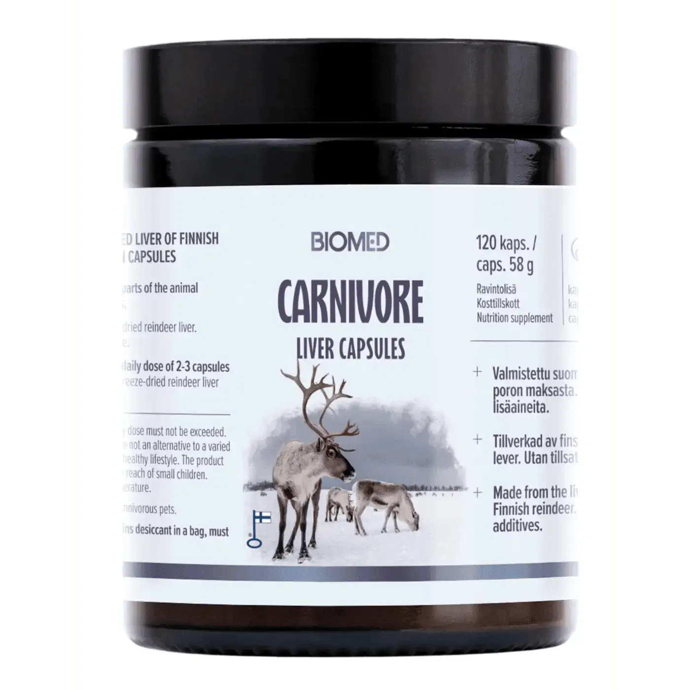 Carnivore Liver Capsules, maksakapseli 120 kaps, Biomed