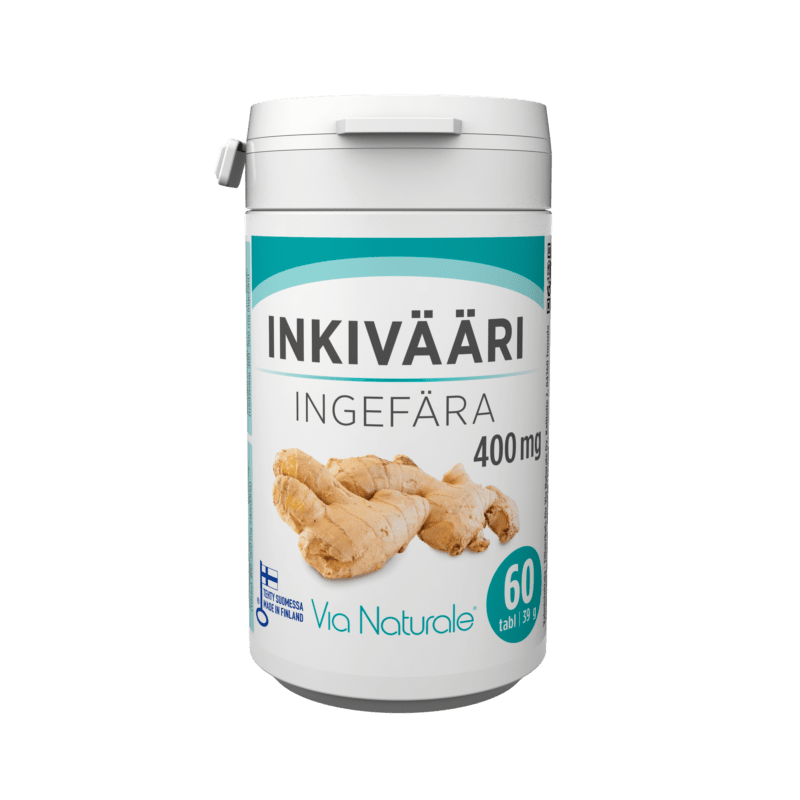 Inkivääri 400mg 60tabl, Via Naturale