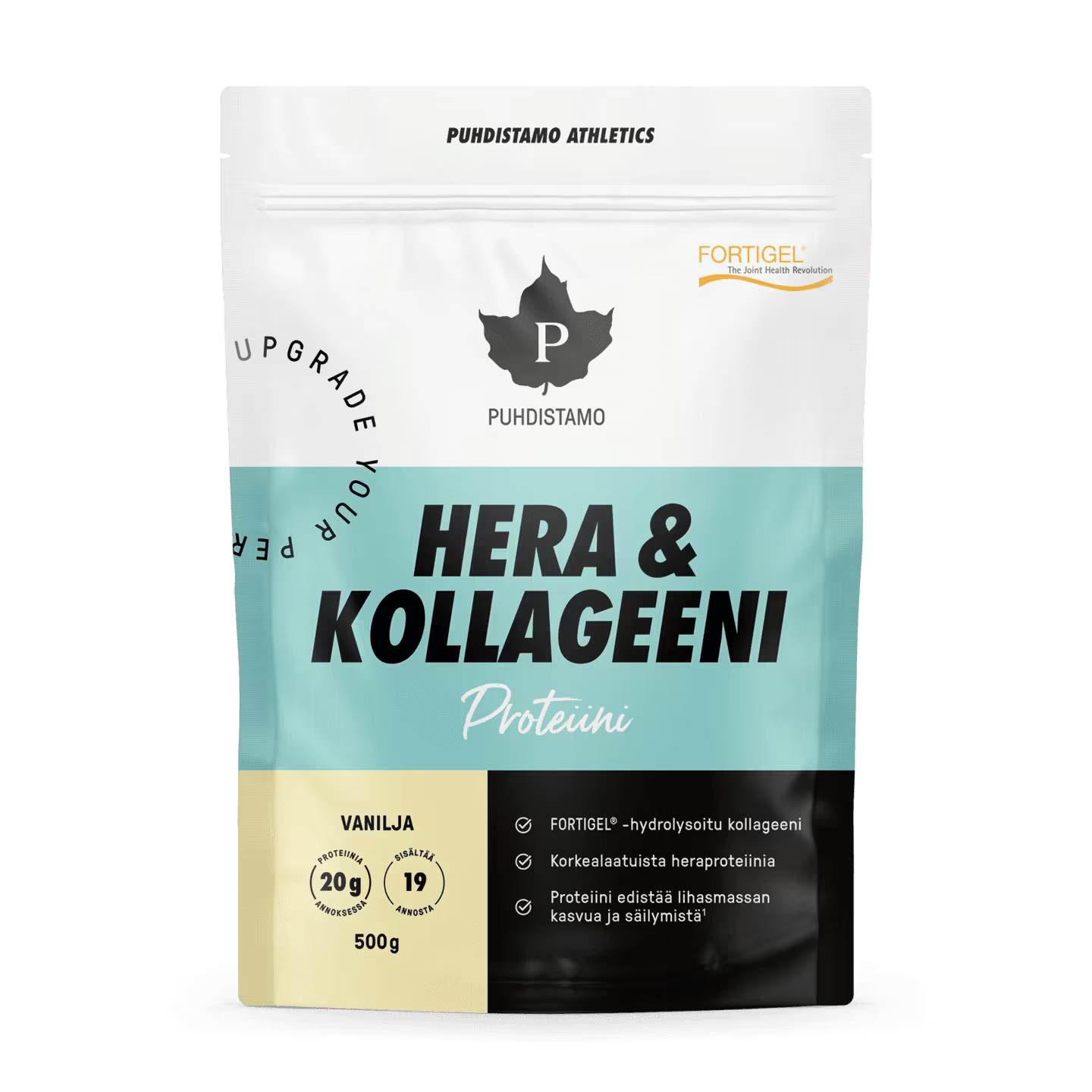 Athletics Hera & Kollageeni Vanilja 500 g Puhdistamo