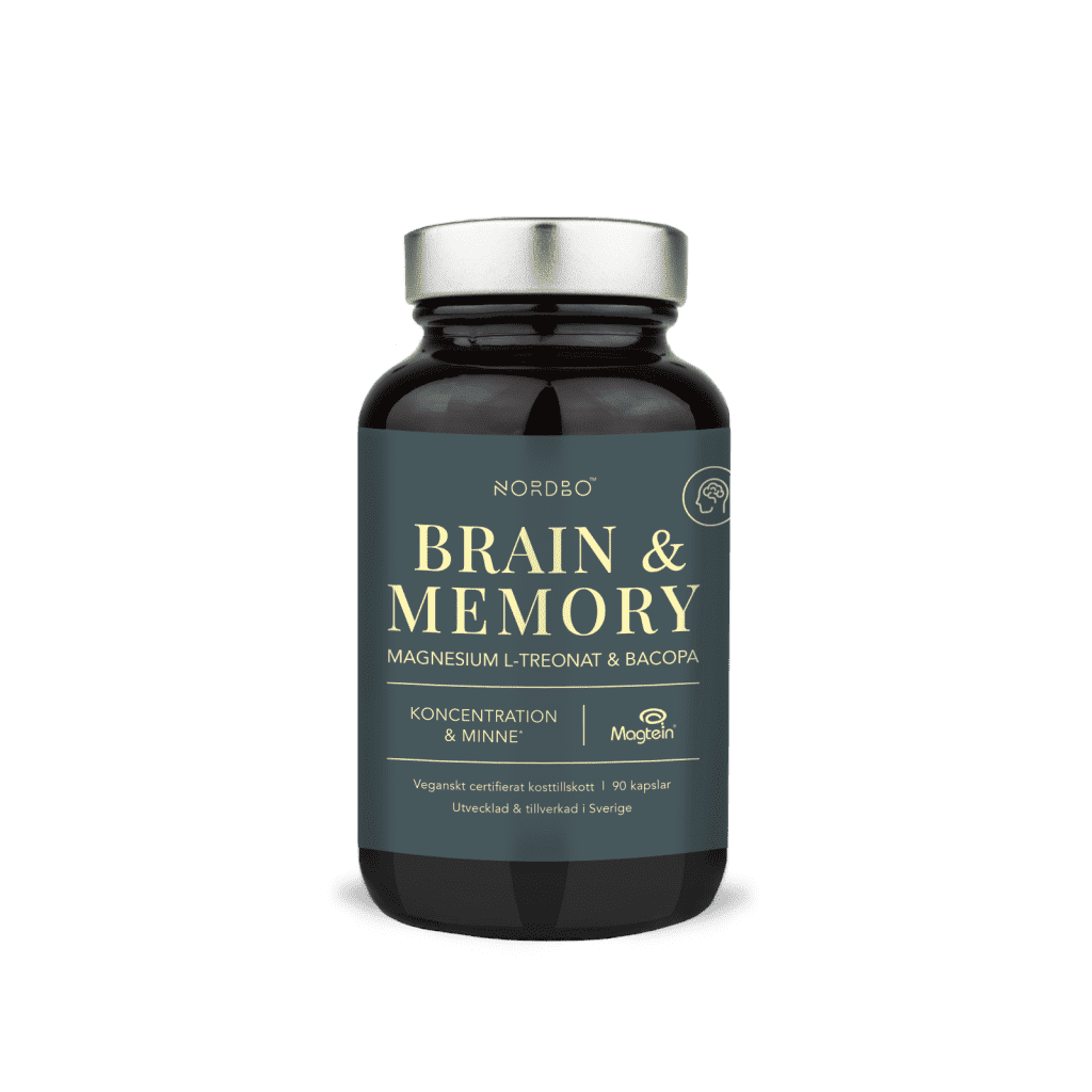 Brain & Memory Magnesium 90 kaps, Nordbo