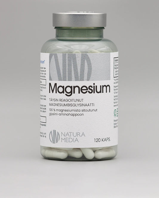 Magnesium Bisglysinaatti 120 kaps. Natura Media