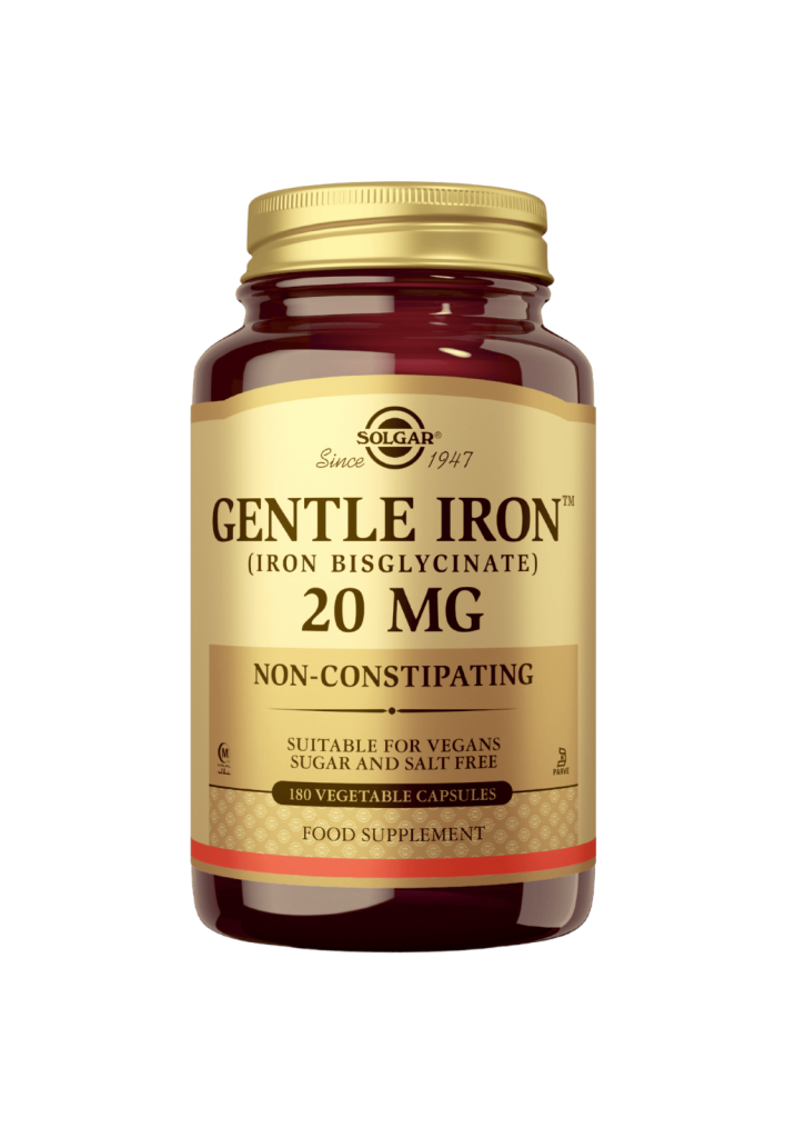 Gentle Iron 20mg Rauta 180 kaps, Solgar