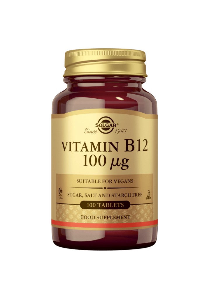 B12-vitamiini 100µg 100 tabl, Solgar