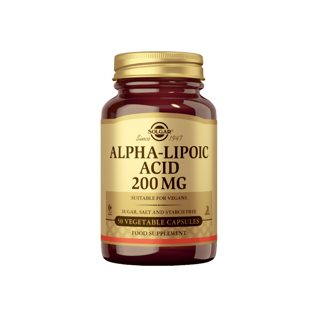 Alfalipoiinihappo 200mg 50 vegekaps, Solgar