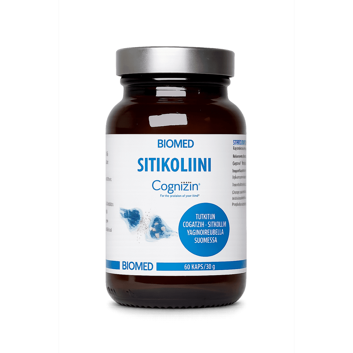 Sitikoliini Cognizin 250mg aivot muisti 60 kaps, Biomed